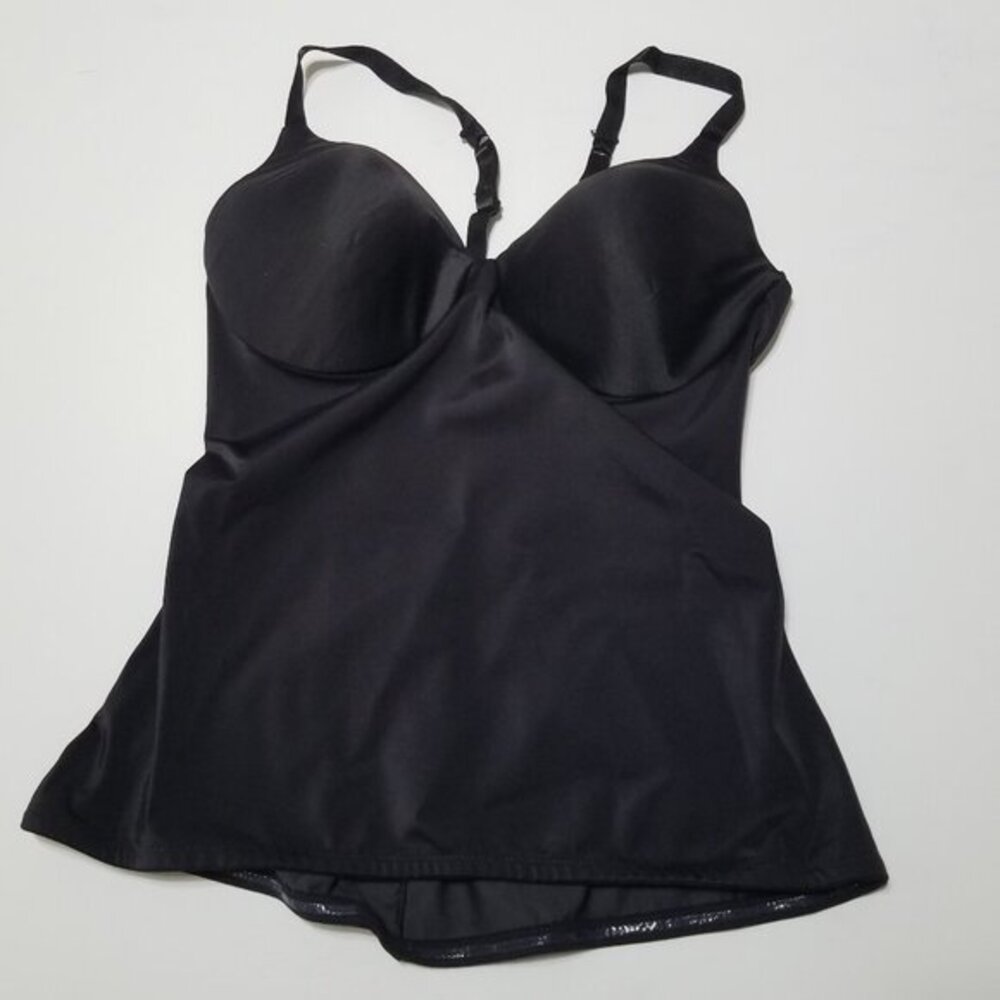 Bali Underwire Shapewear Camisole Top Black Size 38B
